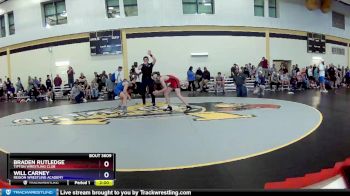 98 lbs Quarterfinal - Braden Rutledge, Tipton Wrestling Club vs Will Carney, Region Wrestling Academy