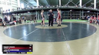 183 lbs Placement Matches (8 Team) - Macey Couch, Indiana vs Leolyn Karnowski, Kansas