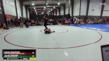 74 lbs Cons. Semi - Julian Sanchez, Forks Wrestling Club vs Logan Crawford, Deer Park Ironman Wrestling Club