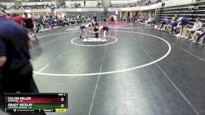 133 lbs Round 3 (4 Team) - Grady Nicklay, LaCrosse Aquinas vs Calvin Miller, Shakopee