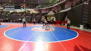 157-2A Cons. Round 2 - Carter Fowler, Stephens County HS vs Jeremiah Amos, Cook