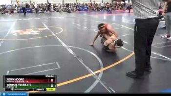 115 lbs Round 3 (6 Team) - Zeno Moore, Dynasty Death Row vs Thomas Verrette, PA Gold