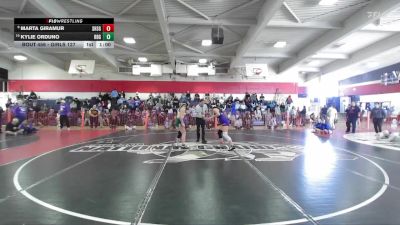 Girls 127 lbs Cons. Round 3 - Kylie Orduno, Red Bluff Girls vs Marta Giramur, Shasta Girls