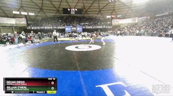 Girls 3A/4A 125 Cons. Semi - Deijah Diego, Central Kitsap (Girls) vs Gillian O`Neal, Auburn Riverside (Girls)