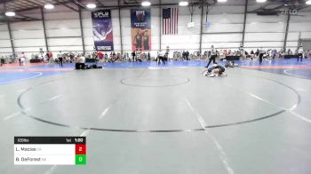 120 lbs Round Of 64 - Leo Macias, CA vs Benjamin DeForest, ND