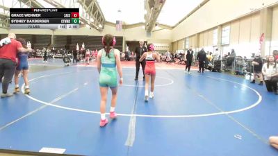 80 lbs Rr Rnd 2 - Grace Wehmer, Sassie Lassies FIWC vs Sydney Daxberger, CT Whale Orca