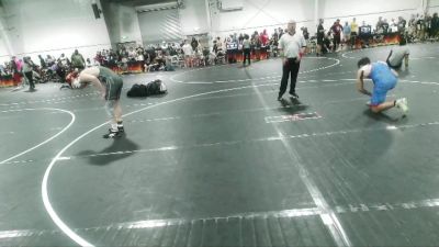 165 lbs Quarterfinal - Trey Gregory, Roundtree Wreslting Academy vs Gabe Bearden, The Storm Wrestling Center