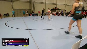 105 lbs Round 2 (8 Team) - Tomasin Mair, Michigan Blue vs Layla Phillips, Iowa