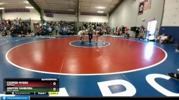 126 lbs Quarterfinal - Griffen Sanborn, Kelly Walsh vs Cooper Myers, Buffalo