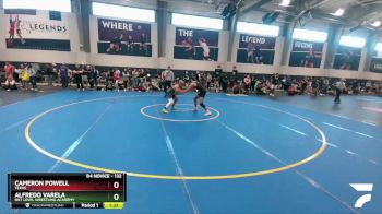 132 lbs Quarterfinal - Cameron Powell, Texas vs Alfredo Varela, NXT Level Wrestling Academy