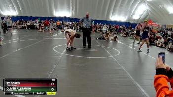 115 lbs Round 4 (8 Team) - Ty Bosco, Team Ohio vs Oliver Allbaugh, Crossroads Wrestling
