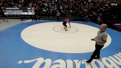 5A 190 lbs Champ. Round 1 - Karter Casperson, Pleasant Grove vs Jacob Galatro, Viewmont