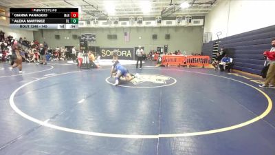 145 lbs Cons. Round 2 - Gianna Panaggio, Marina vs Alexa Martinez, Fillmore