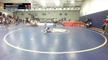 145 lbs Cons. Round 2 - Gianna Panaggio, Marina vs Alexa Martinez, Fillmore