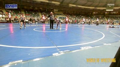 96 lbs Consi Of 16 #2 - Carson Tennery, Red Cobra Westling Academy vs Bronx Shanley-Martinez, Steel City Reloaded