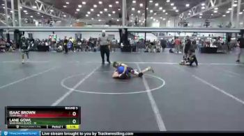 76 lbs Round 5 (6 Team) - Isaac Brown, Team Ohio vs Lane Gowl, Warhawks Black