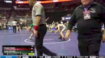 182 lbs Consolation Wb - CJ Walrath, 8-Notre Dame, Burlington vs Tyler Pisney, 5-Crestwood, Cresco