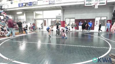 80 lbs Rr Rnd 2 - Kohlter DeLain, Blackwell Wrestling Club vs Jarrette Ventresca, Team Guthrie Wrestling
