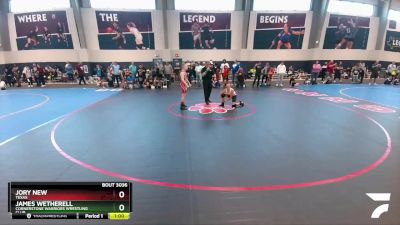 90 lbs Quarterfinal - Jory New, Texas vs James Wetherell, Cornerstone Warriors Wrestling Club