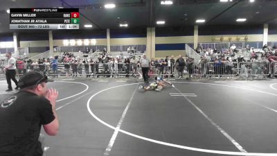 73 lbs Round Of 16 - Gavin Miller, Rancho Bernardo HS vs Jonathan Jr Ayala, Peterson Grapplers