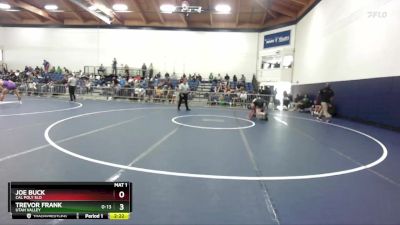 174 lbs Cons. Semi - Trevor Frank, Utah Valley vs Joe Buck, Cal Poly SLO