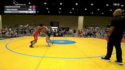 144 lbs Quarters - Laquan Malcolm, IceFighter U. vs True Woods, Big Game Wrestling Club
