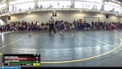 45 lbs Cons. Round 5 - Levi Lenahan, Franklin Central Wrestling Club vs Caleb Harmon, Indiana