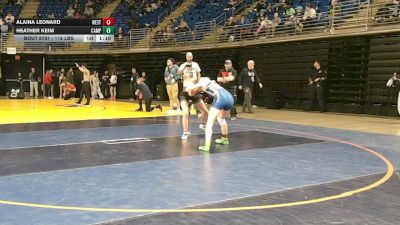 118 lbs Consy 6 - Alaina Leonard, West Allegheny vs Heather Keim, Camp Hill
