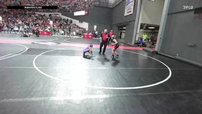 105 lbs Quarterfinal - Madilyn Webb, Milton Monsters Wrestling Club vs Norah Hay, Brown Deer Jr Falcons Wrestling Club