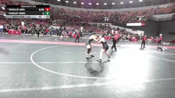 172 lbs Quarterfinal - Paisley Imme, LFGS Synergy vs Rosalie Abel, New London Youth Wrestling Club