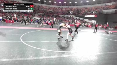 172 lbs Quarterfinal - Paisley Imme, LFGS Synergy vs Rosalie Abel, New London Youth Wrestling Club