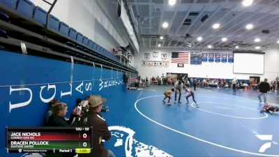 59 lbs Quarterfinal - Dracen Pollock, Eastside United vs Jace Nichols, Cowboy Kids WC