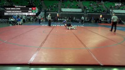 5A 175 lbs Quarterfinal - Alec Swallows, Springville vs James Mcdonald, Moody Hs