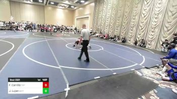 144 lbs Round Of 128 - Fabius Carrillo, Top Dog WC vs James Lujan, Safford WC