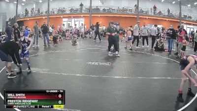 70 lbs Cons. Round 1 - Preston Ridgeway, Cobra Wrestling Club vs Will Smith, Carolina Reapers