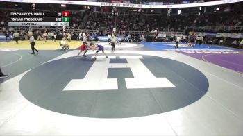 I-190 lbs Semifinal - Dylan Fitzgerald, Brockport vs Zachary Caldwell, St. Francis