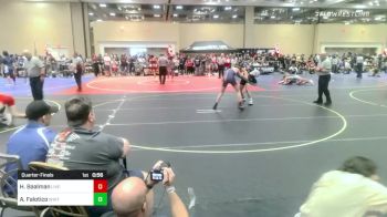 157 lbs Quarterfinal - Henry Baalman, Livermore Elite WC vs Antonio Falotico, White House WC