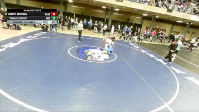 157 lbs Champ. Round 2 - Noah Cerny, Woodstock (Marian Central Catholic) vs Jimmy Medina, Plainfield (South)