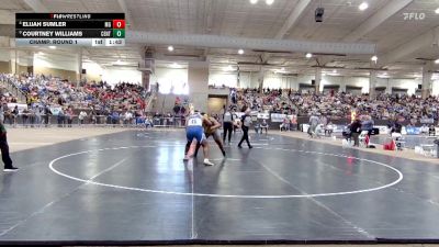 AA 285 lbs Champ. Round 1 - Courtney Williams, Memphis Central High School vs Elijah Sumler, McGavock High School