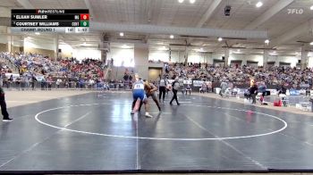 AA 285 lbs Champ. Round 1 - Courtney Williams, Memphis Central High School vs Elijah Sumler, McGavock High School