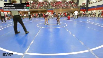 126 lbs Round Of 16 - Elijah Adams, Jenks vs Brody Jackson, Glenpool