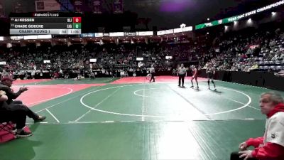 120 lbs Champ. Round 1 - Aj Kessen, DEJ3 vs Chase Goecke, EAG2