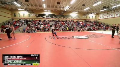 115 lbs Semifinal - Seth Norby-Betts, CNWC Concede Nothing Wrestling Club vs Anthony Jackson, Federal Way Spartans Wrestling