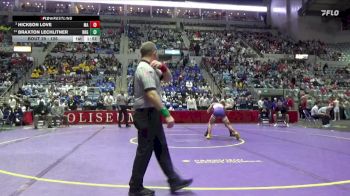 126 lbs Champ. Round 1 - Hickson Love, Marion vs Braxton Lechlitner, Northridge