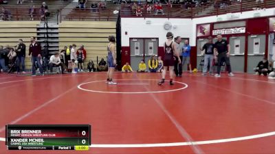 93-102 lbs Cons. Semi - Xander McNeil, Carmel USA Wrestling vs Brix Brenner, Mount Vernon Wrestling Club