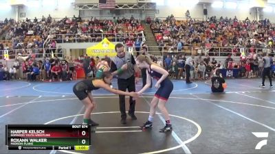 100 lbs Cons. Semi - Roxann Walker, Madison-Plains vs Harper Kelsch, Norwood Youth Wrestling