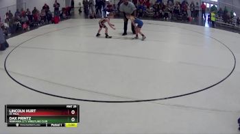 24 lbs Cons. Semi - Dax Printz, Nebraska City Wrestling Club vs Lincoln Hurt, St. Paul