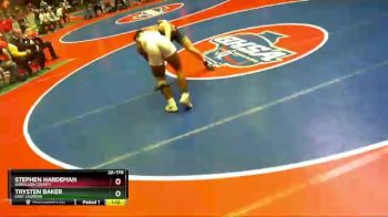 2 lbs Quarterfinal - Trysten Baker, East Laurens vs Stephen Hardeman, Haralson County