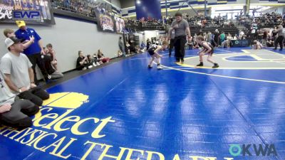 52 lbs Consi Of 8 #1 - Gavin Fulton, F-5 Grappling vs Raiden Newell, Lone Grove Takedown Club