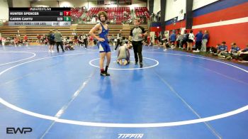 138 lbs Consolation - Hunter Spencer, Sand Springs HS vs Caden Cantu, Glenpool